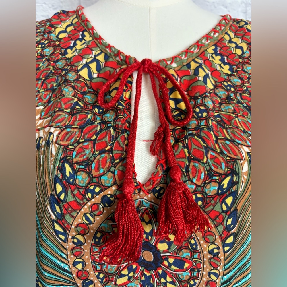 Tolani silk tunic Dress size M - Picture 3 of 8